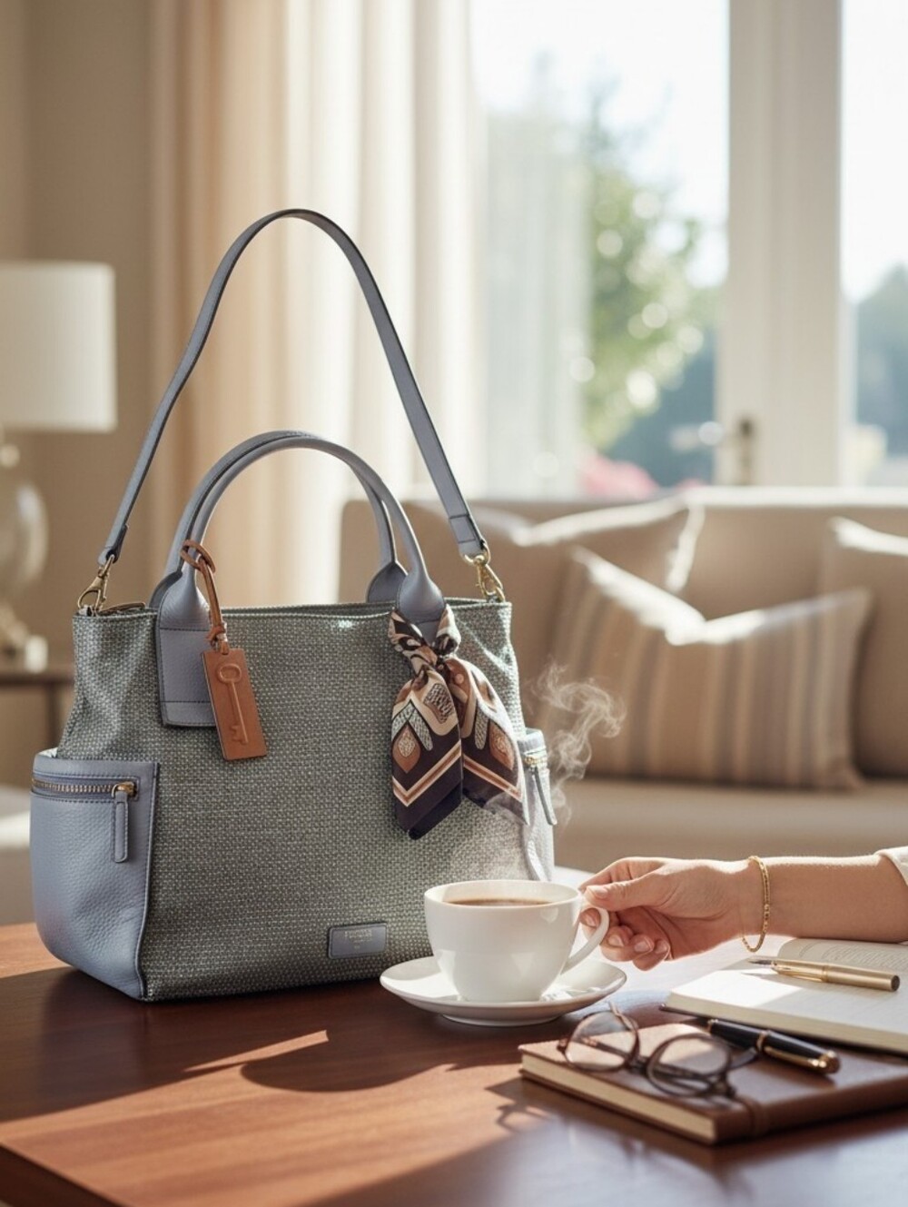 Fossil Emerson Straw Satchel
